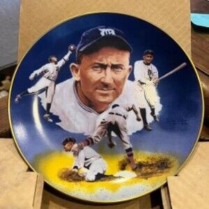 Ty Cobb Hackett American Collector Plate